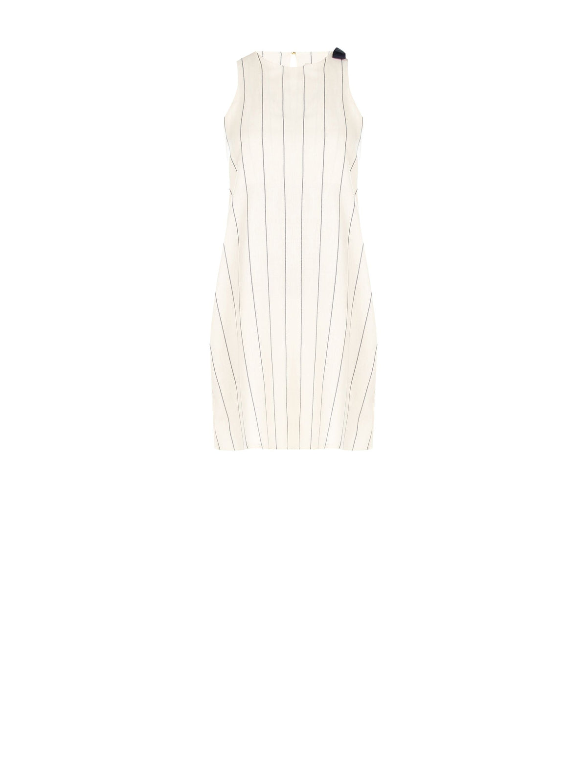 Abito Bianco a Righe Bianche & Blu
