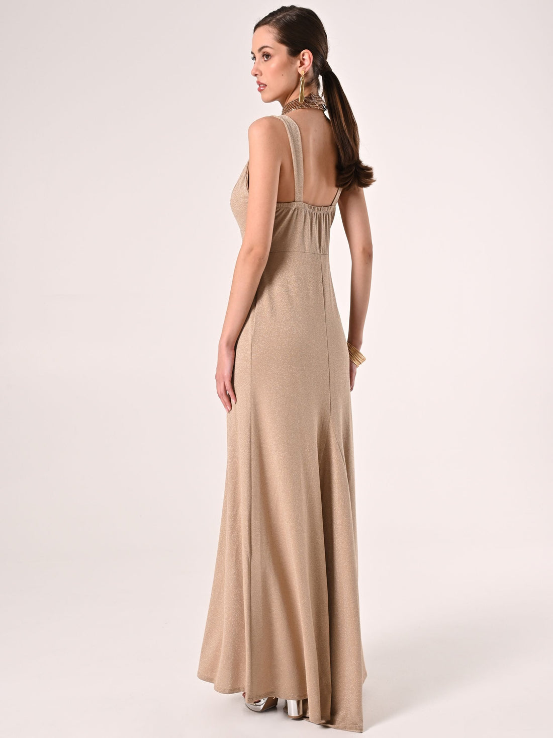 Abito in Lurex Oro