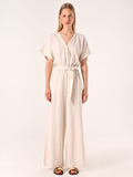 Tuta Beige  in Lino Cotone