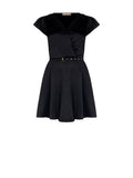 Abito Curvy in Raso Nero