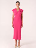 Abito Midi Fuxia