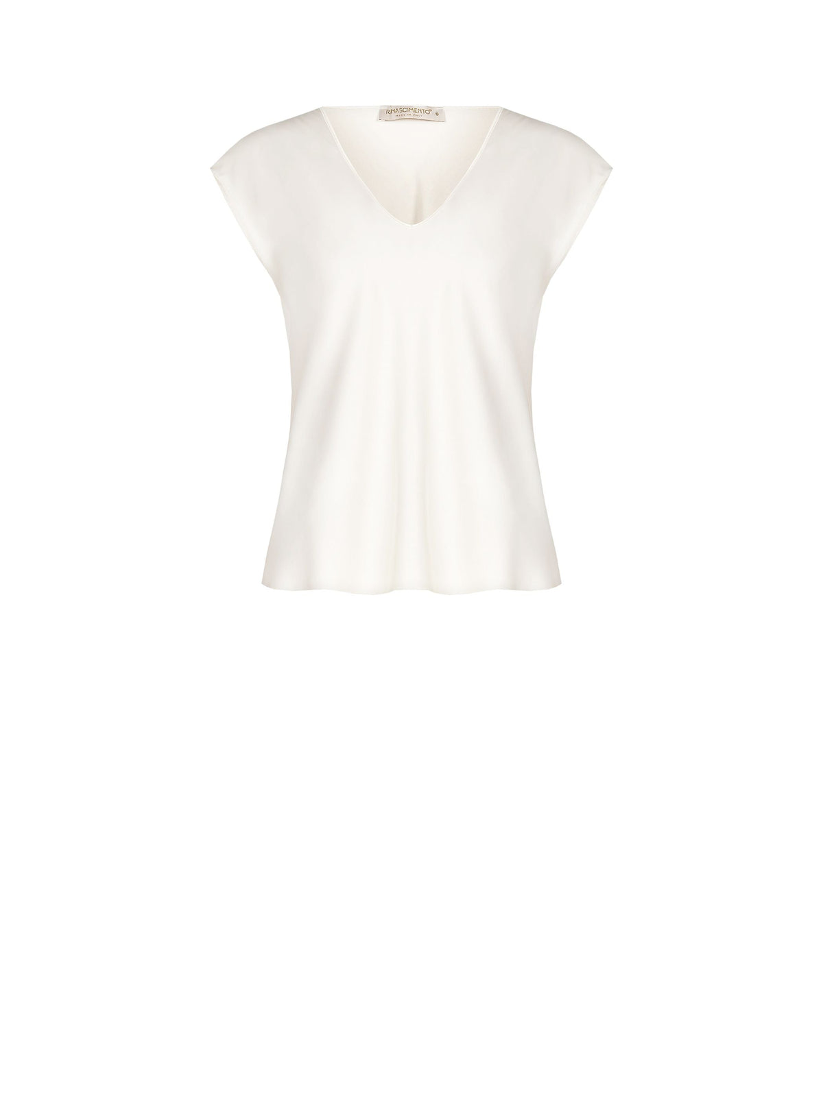 Blusa in Raso Bianca