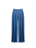Pantaloni Ampi in Chambray
