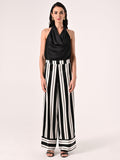 Pantaloni a Righe Black & White