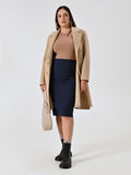 Gonna Curvy Tubino Blu