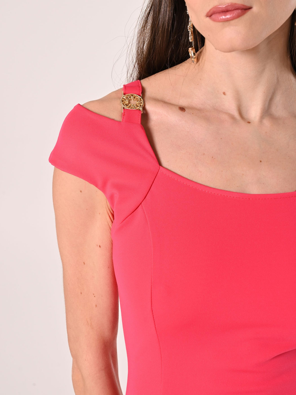 Tubino Fuxia Monogram Gold