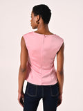 Top Rosa Antico in Raso
