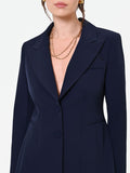 Giacca Studio strutturata monopetto blu navy
