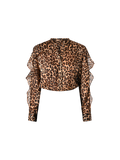 Camicia Maculata con Rouche