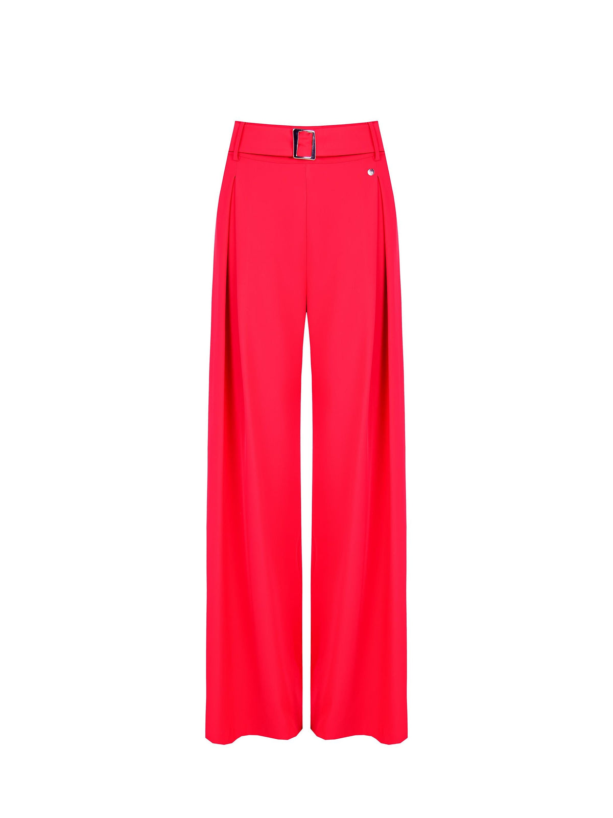 Pantaloni Fuxia con Cintura Fibbia Gold