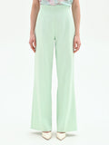 Pantalone a palazzo verde menta