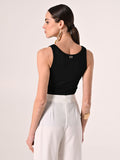 Top Lurex Nero