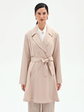 Trench doppiopetto tortora beige