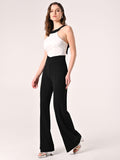 Pantaloni Neri con Incrocio