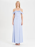 Abito Rinascimento atelier Azzurro con Spalle Scoperte