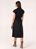 Chemisier in Cotone Nero
