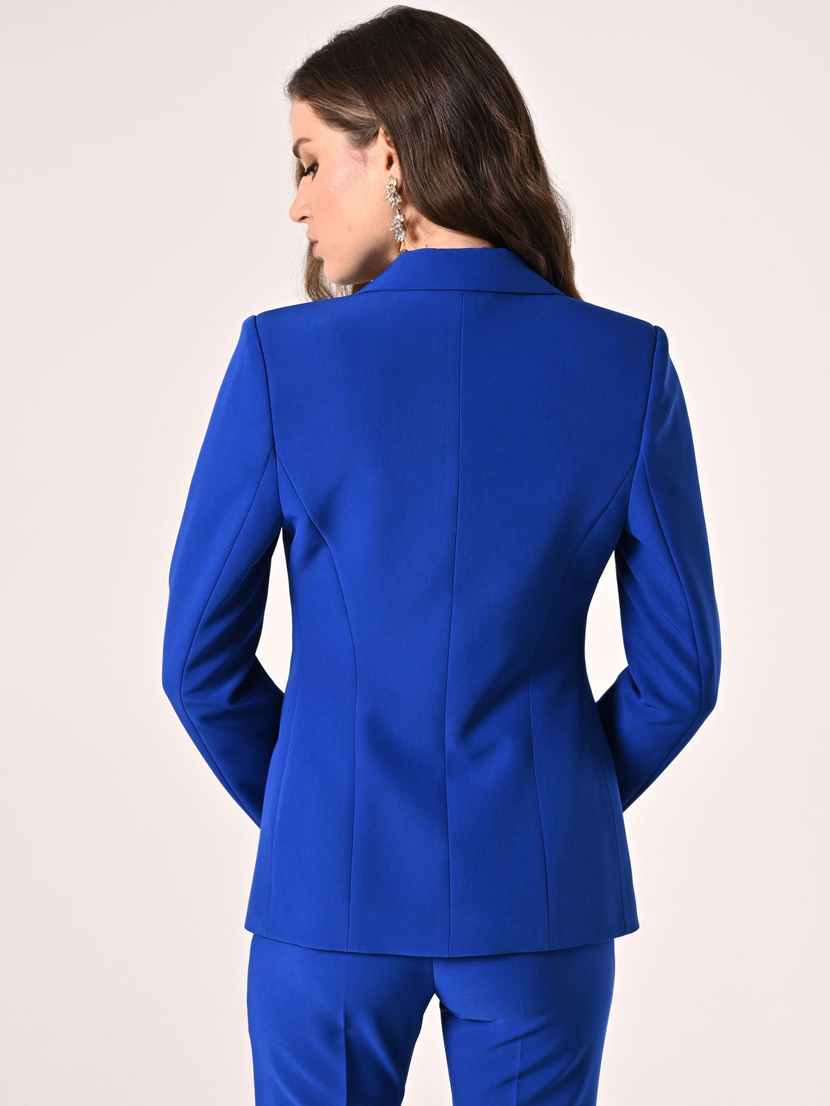 Giacca Blu Cina in Tessuto Tecnico
