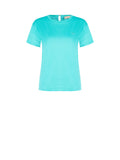 T-Shirt in Cotone Verde Acqua