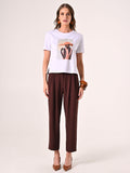 T-Shirt in Cotone con Stampa & Orecchino