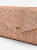 Pochette oro effetto glitterato