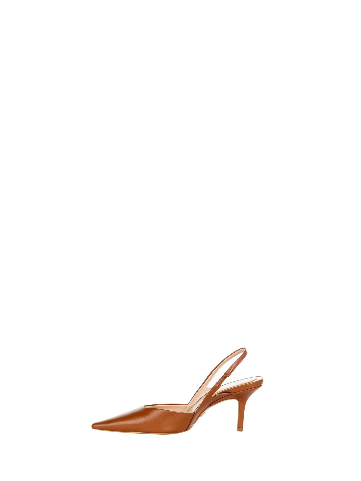 Slingback Similpelle Marrone