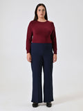 Pantalone Palazzo Curvy Blu
