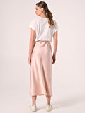Gonna Tubino in Raso  Rosa