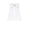Blusa bianca in popeline