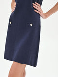 Abito blu in maglia marina