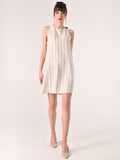 Abito Bianco a Righe Bianche & Blu
