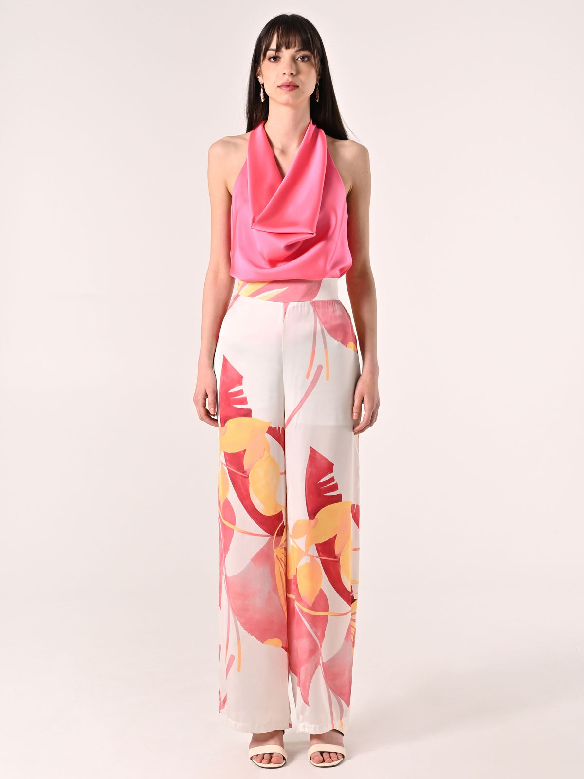 Top Fuxia in Raso