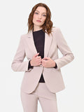 Giacca monopetto tortora beige