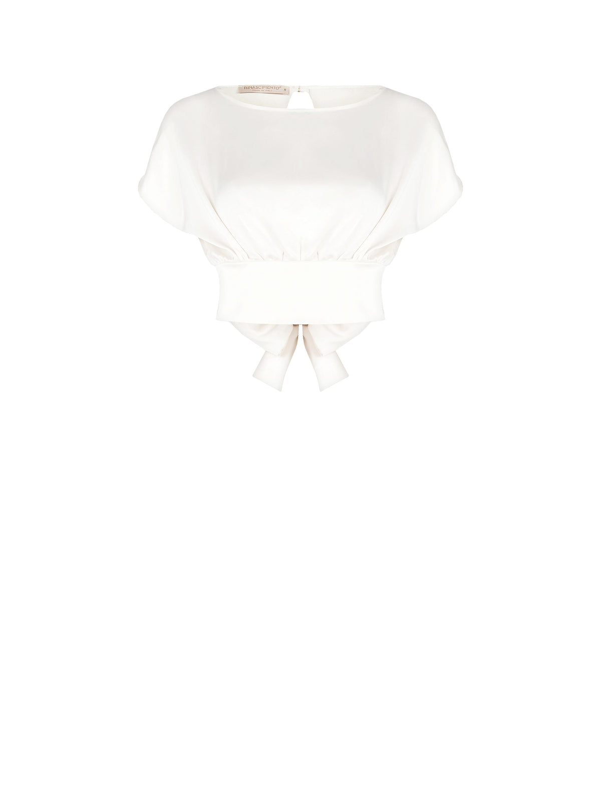 Blusa Bianca con Fiocco