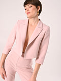 Giacca Corta Rosa Chiaro