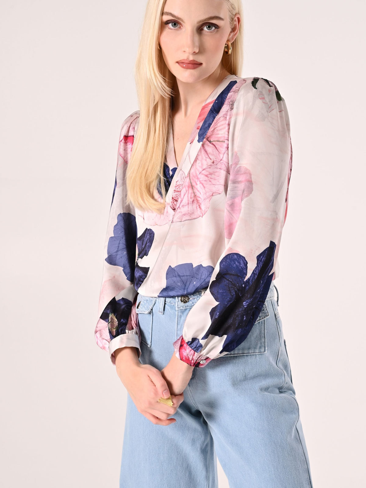 Blusa stampa Floreale