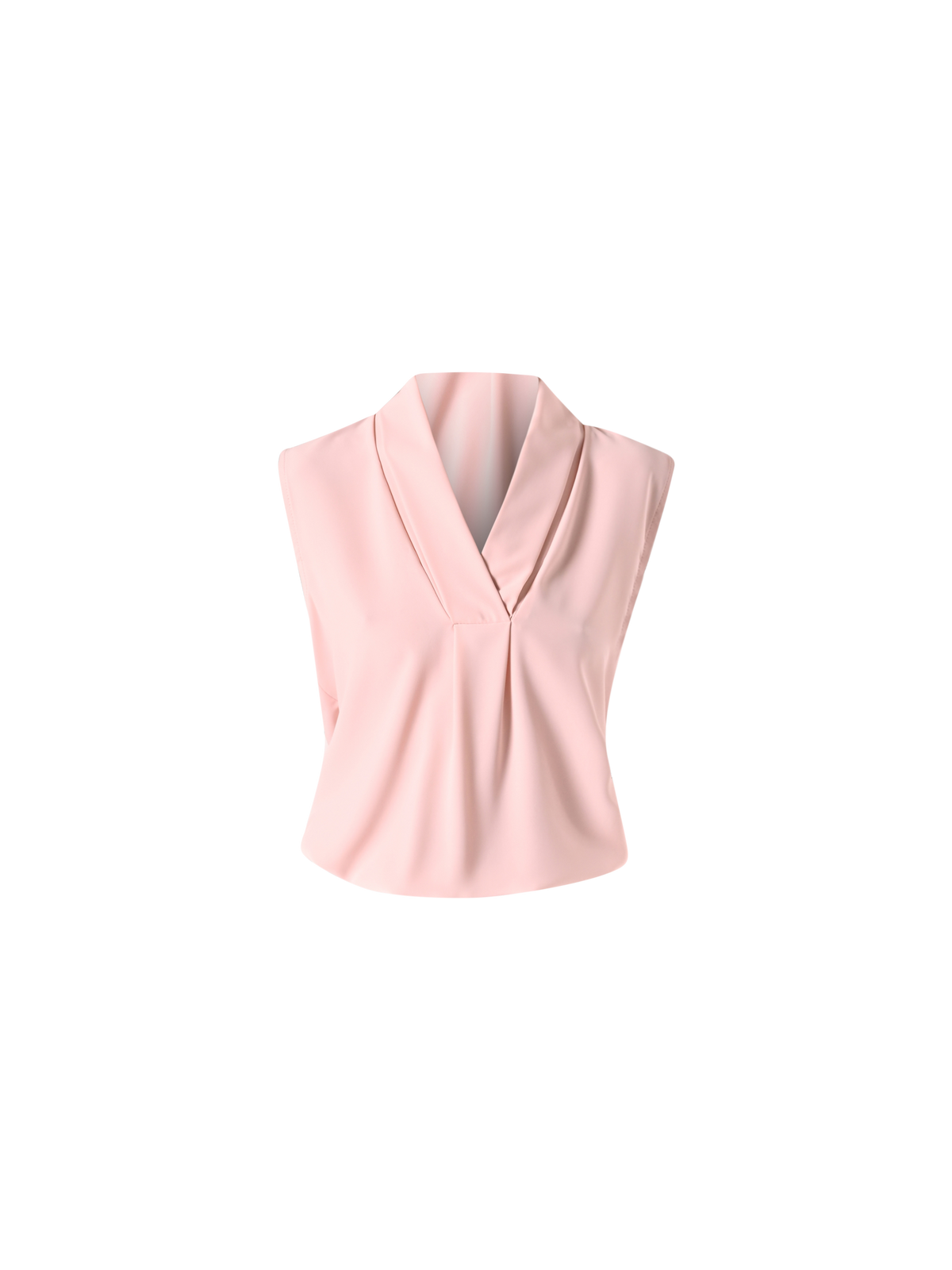 Blusa con Scollo Ribaltato Rosa