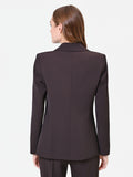 Giacca blazer avvitata marrone moro