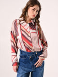 Camicia stampa Geometrica variante Ruggine