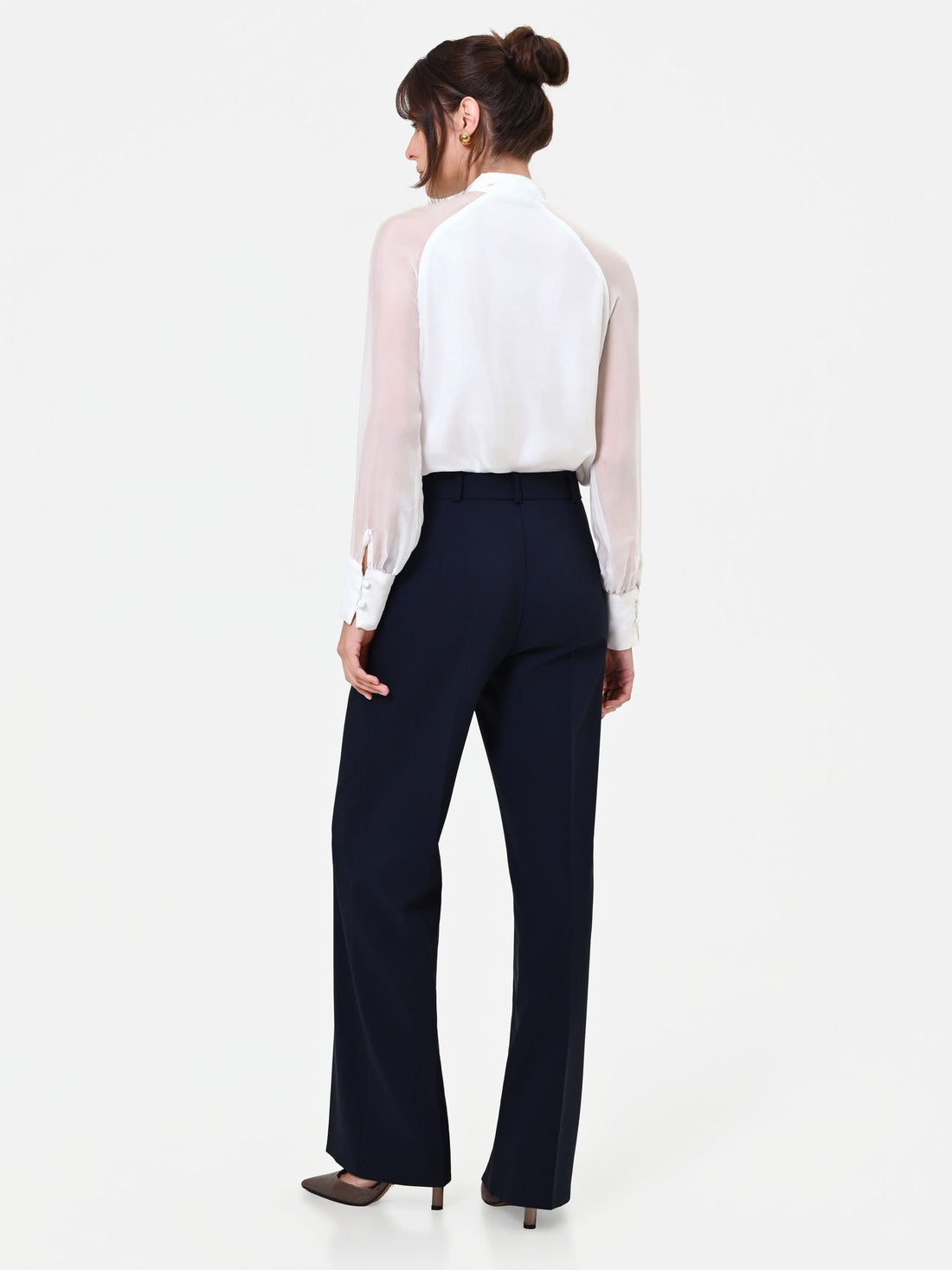 Pantalone Studio dritto blu navy
