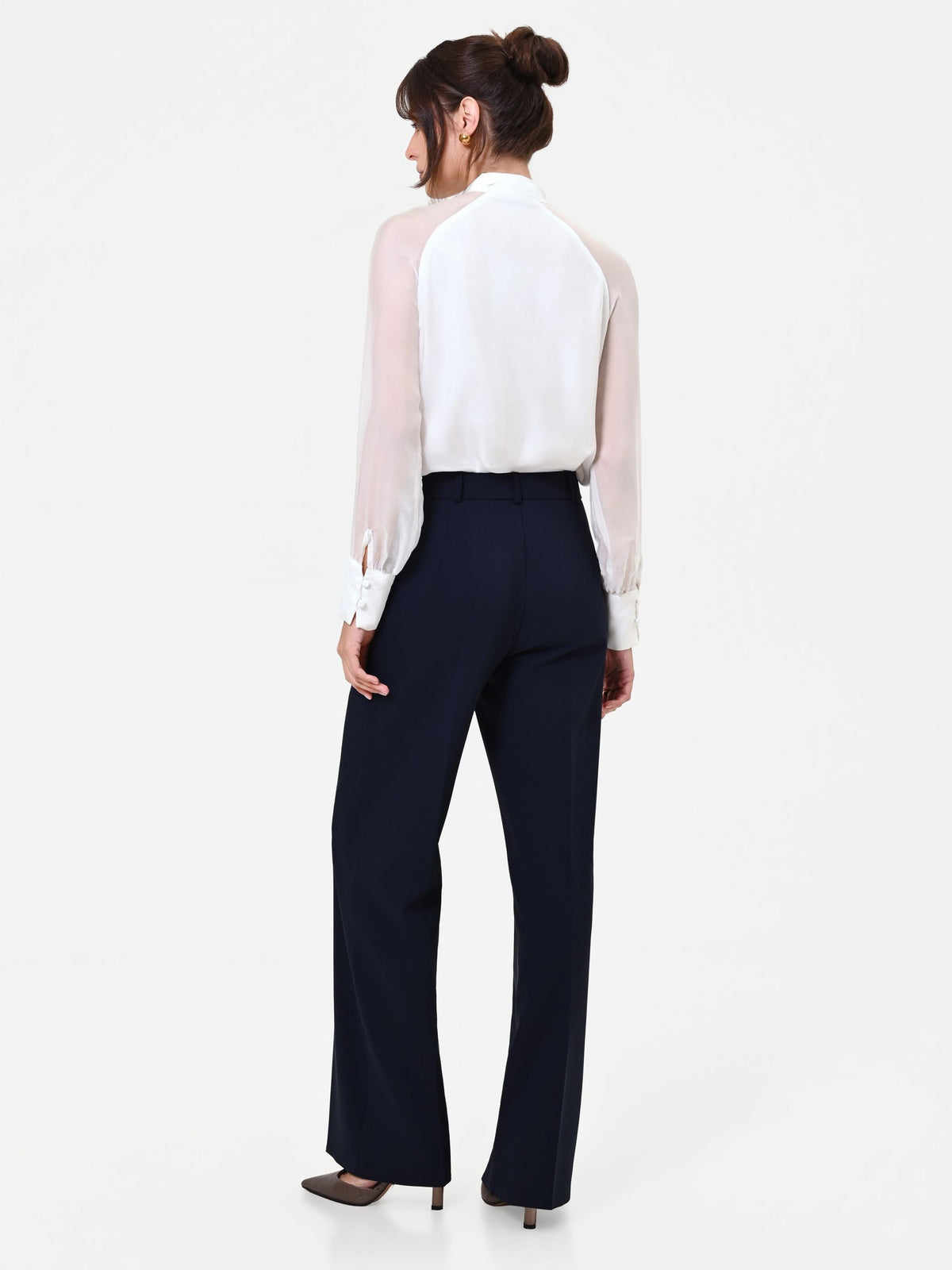 Pantalone Studio dritto blu navy