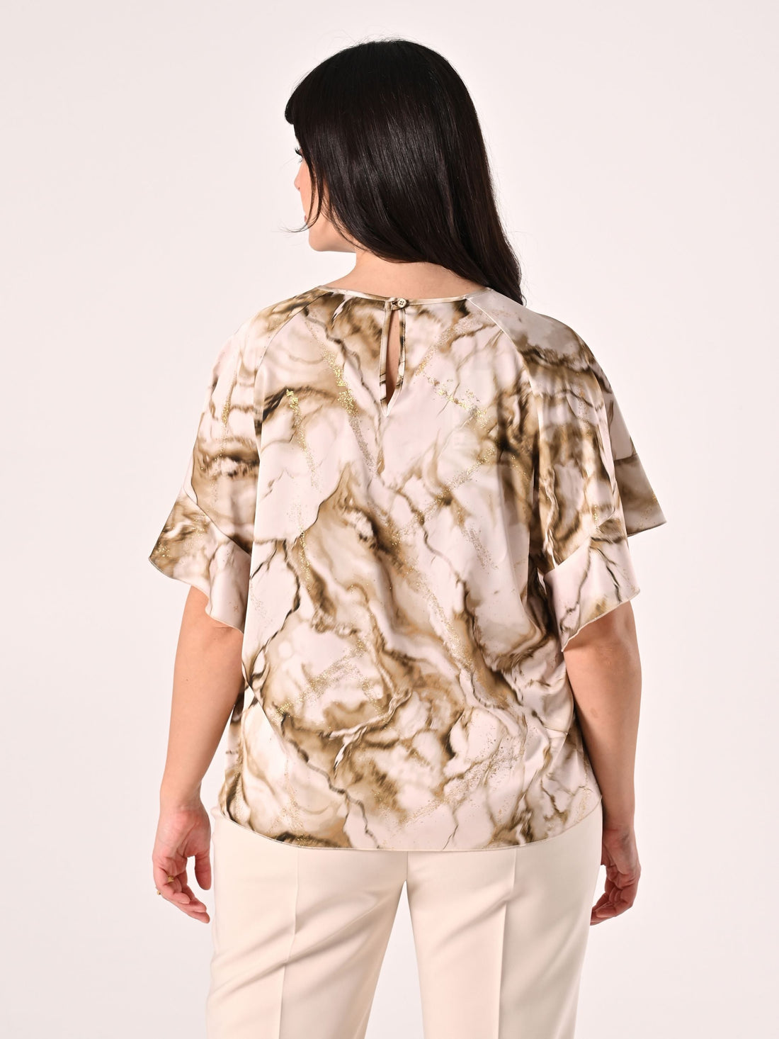 Blusa Curvy Marmorizzato