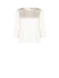 Blusa in Raso Bianca