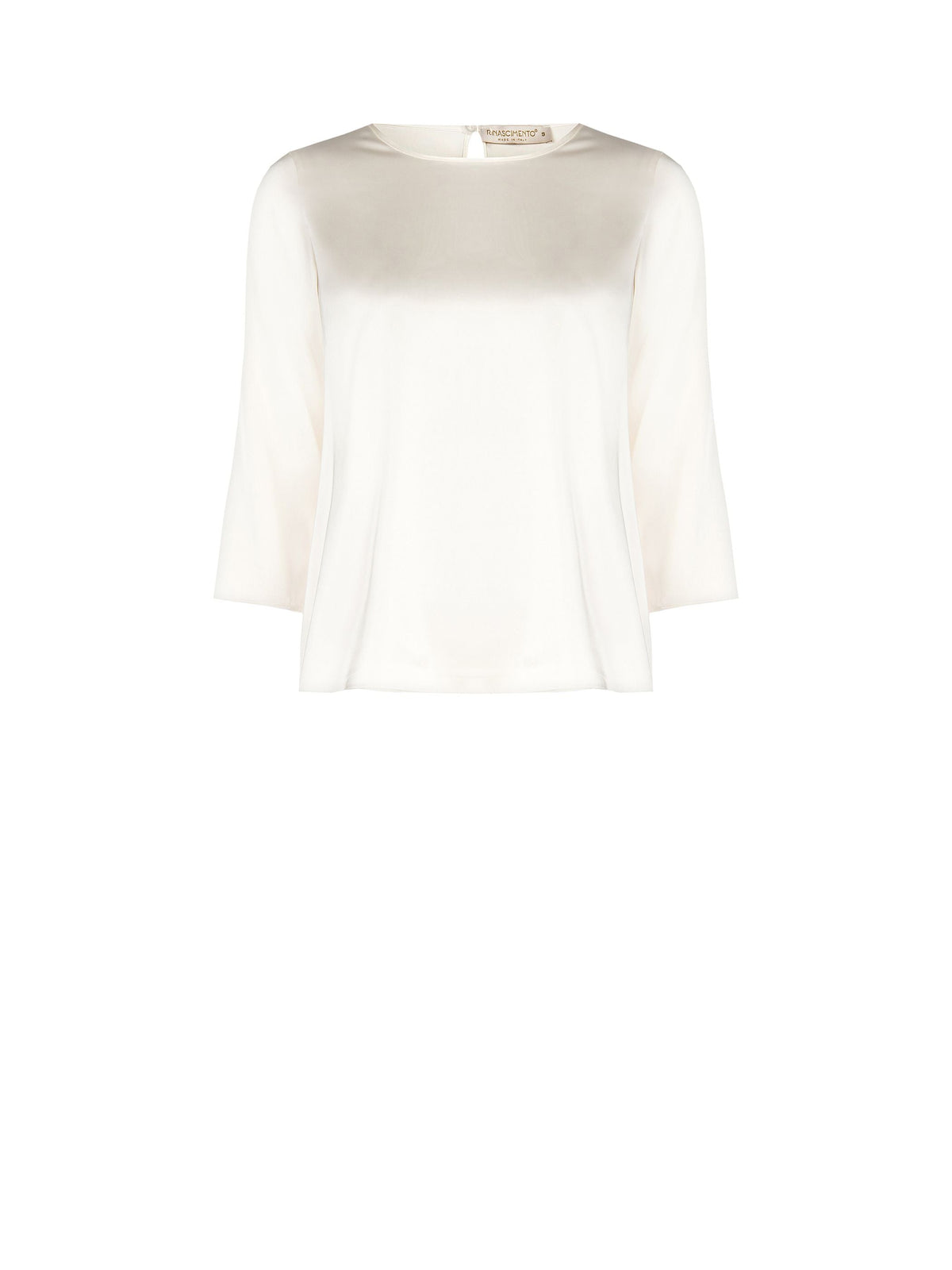 Blusa in Raso Bianca