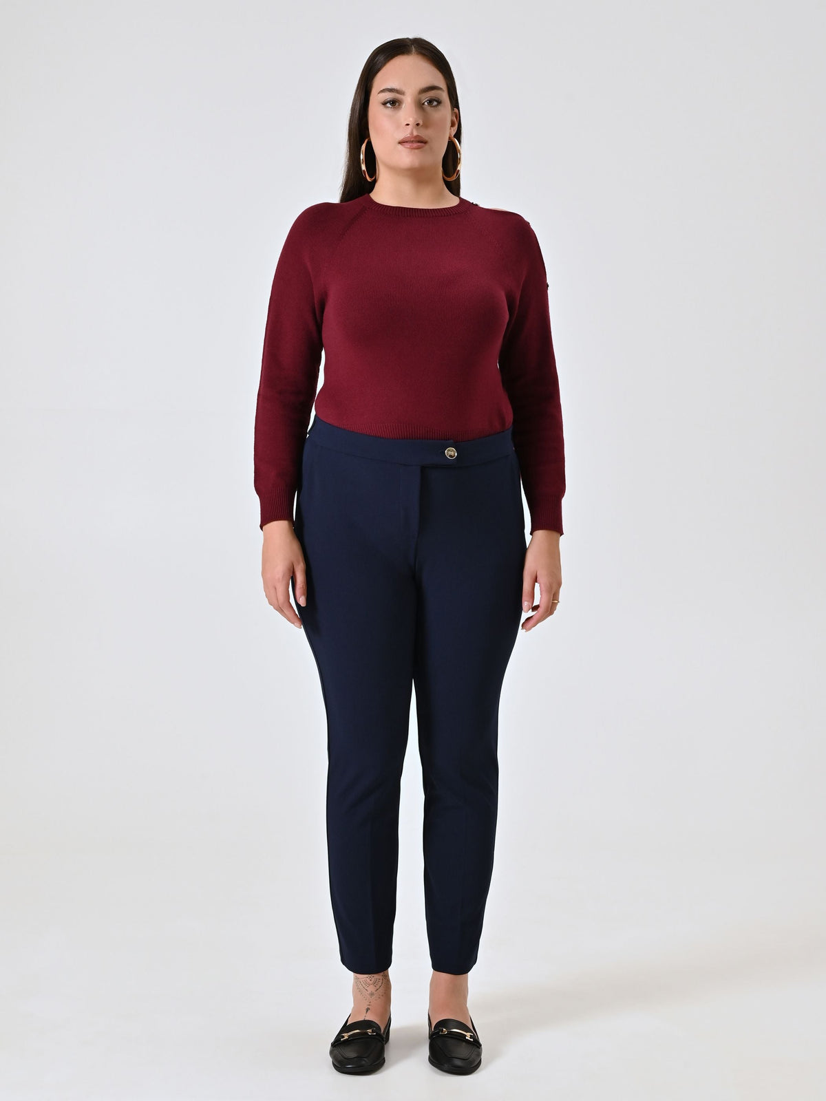 Pantaloni Skinny Curvy Blu