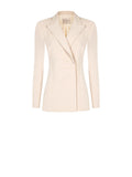 Giacca Studio tortora beige con chiusura a portafoglio