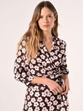 Blusa  stampa Fiori Rosa & Cioccolato