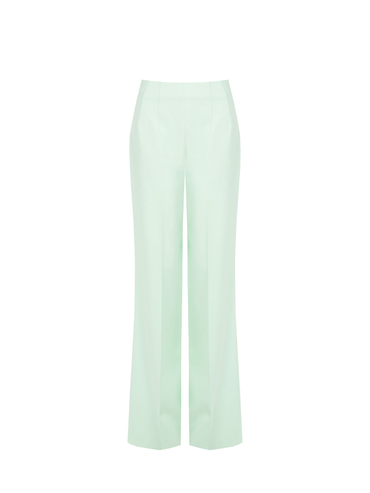 Pantalone a palazzo verde menta