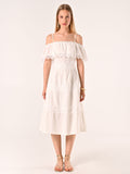 Abito in Cotone Midi