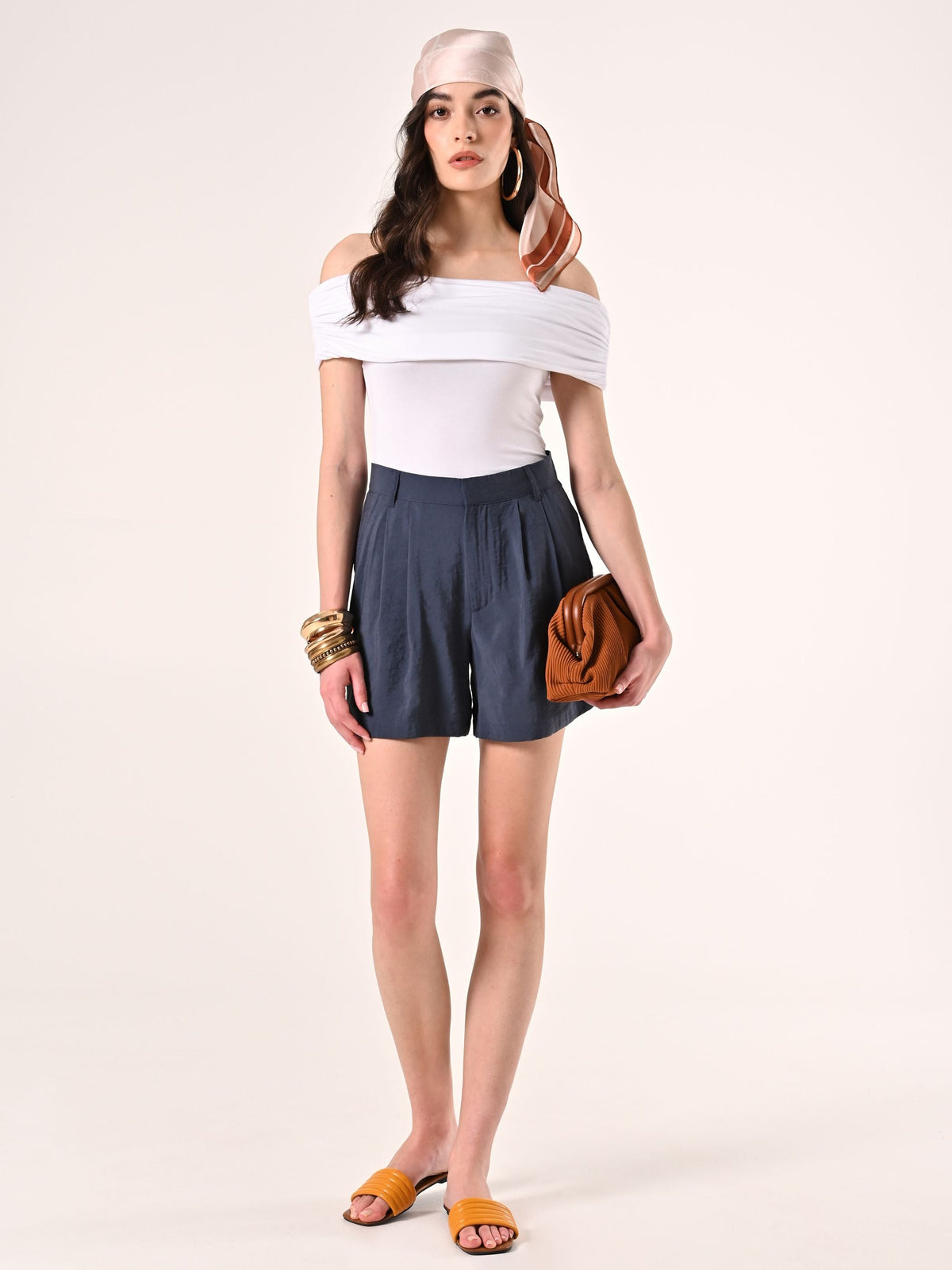 Shorts Blu in Misto Modal