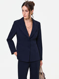 Giacca Studio strutturata monopetto blu navy